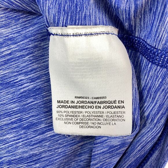 Nike Pro Activewear Shirt Men Medium Purple Fitted Polyester Swoosh Logo Dri Fit - Picture 4 of 10